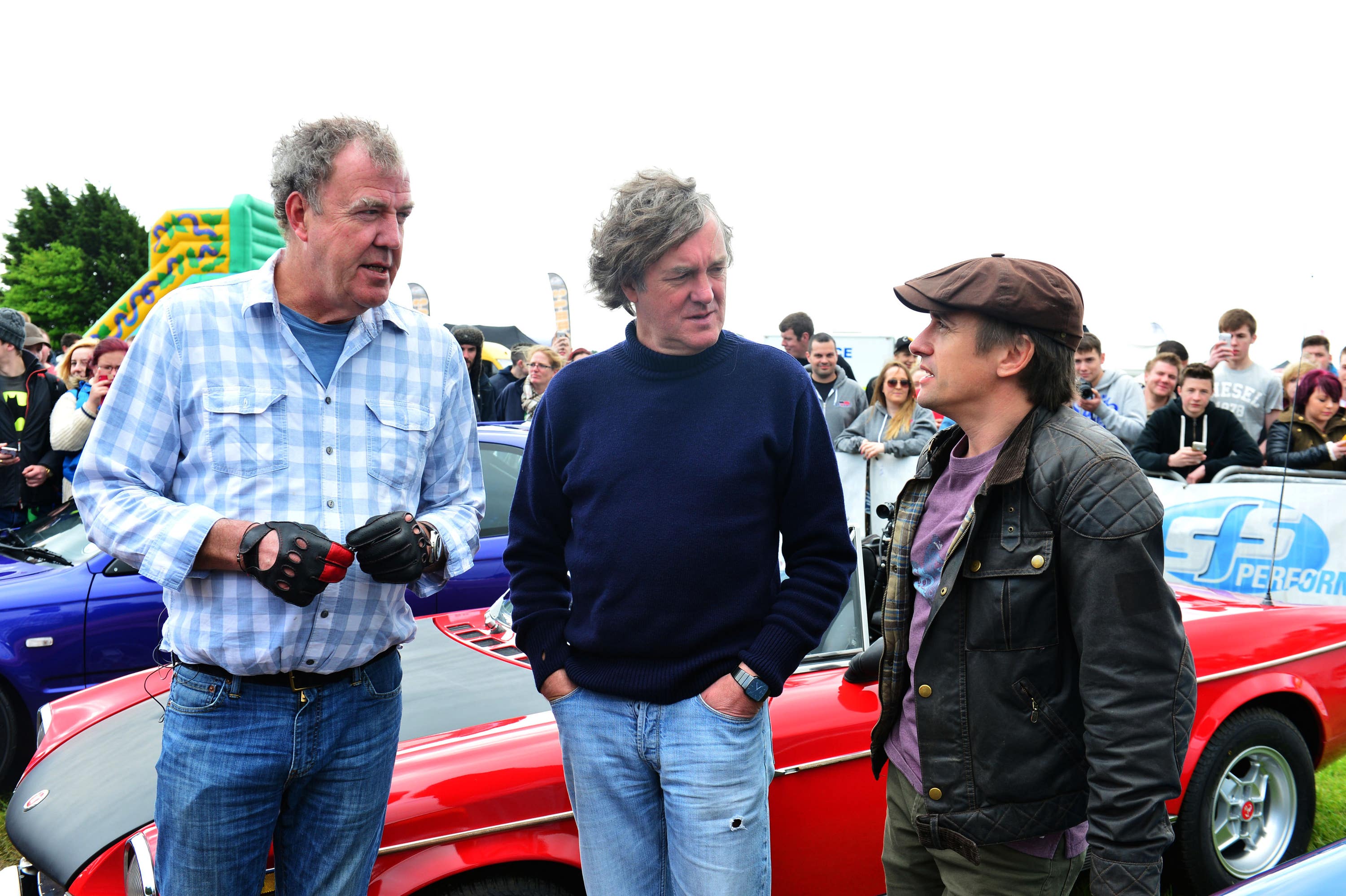 Jeremy Clarkson, James May and Richard Hammond previously hosted the show (Ellis O’Brien/BBC)

