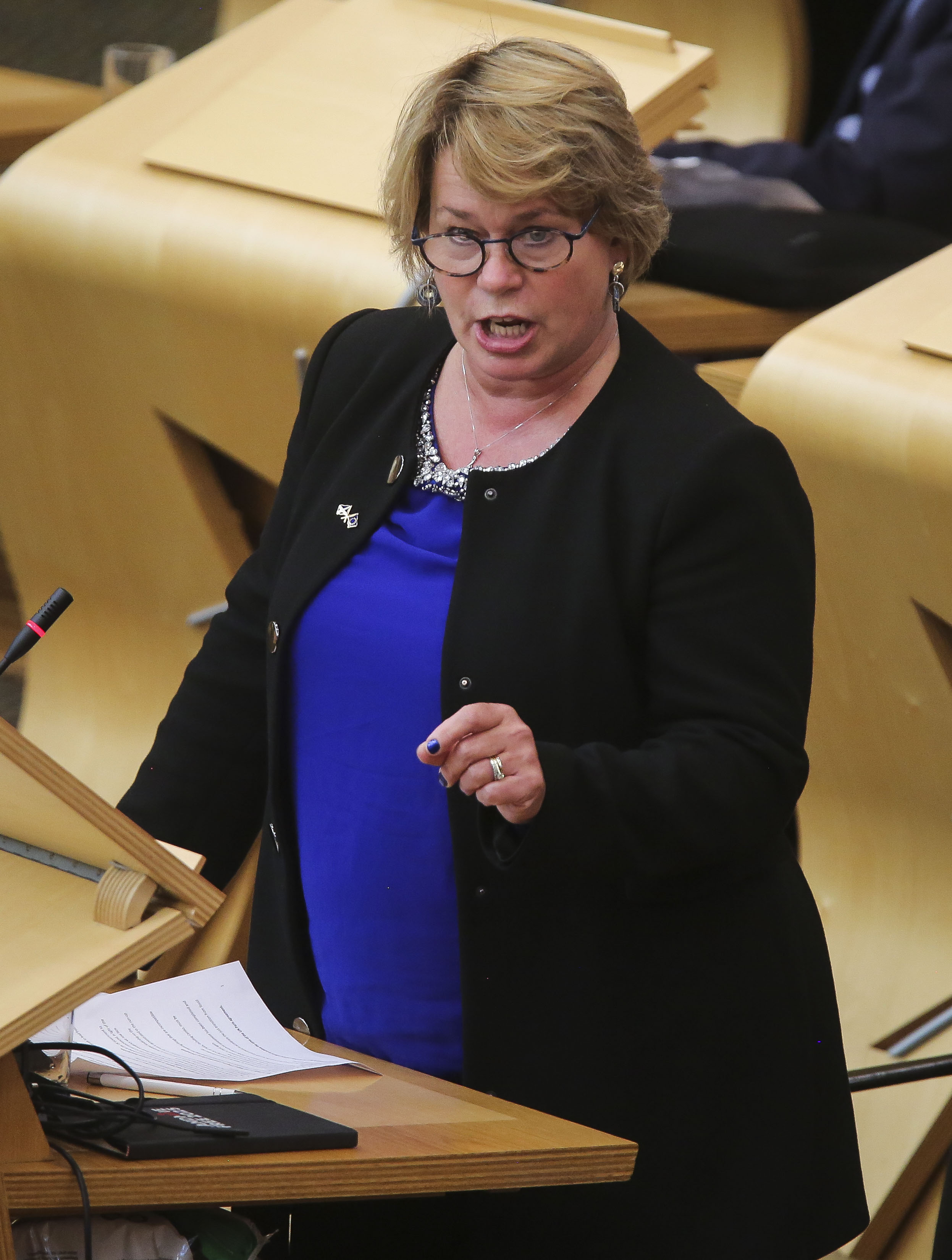 Michelle Thomson said Grangemouth already suffered from social deprivation.