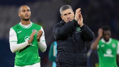‘Harshly done by’: Nick Montgomery shares Hibernian’s Viaplay Cup disappointment