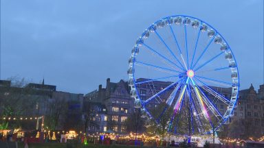 Festive season returns as Edinburgh’s Christmas market opens