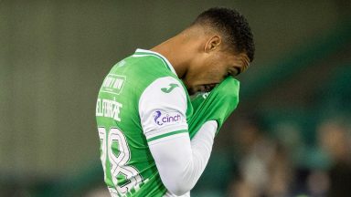 Hibernian condemn racist abuse of Allan Delferrière after Premiership match against Ross County