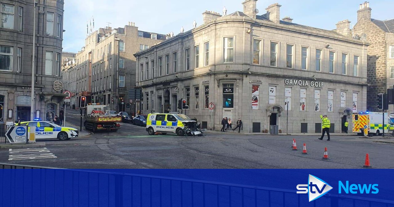 Female police officer hospitalised in marked police car collision in ...