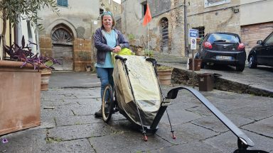 Woman, 54, walks from Glasgow to Rome after nearly six months on the road
