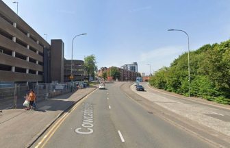 Man fighting for life after being struck by car in Glasgow city centre