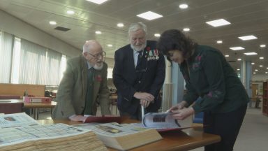 Dundee soldier’s POW articles on display at central library