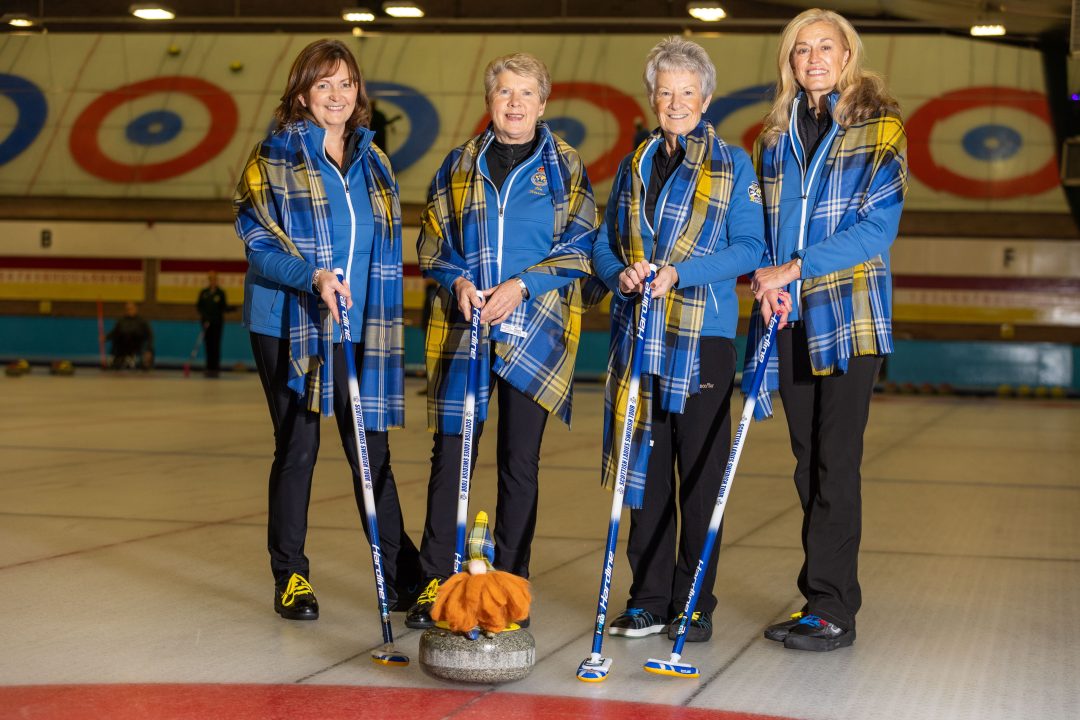 Women curlers raise funds for Doddie Weir charity while competing in Sweden