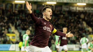 Steven Naismith delighted Lawrence Shankland remains at Hearts as speculation ‘put to bed’