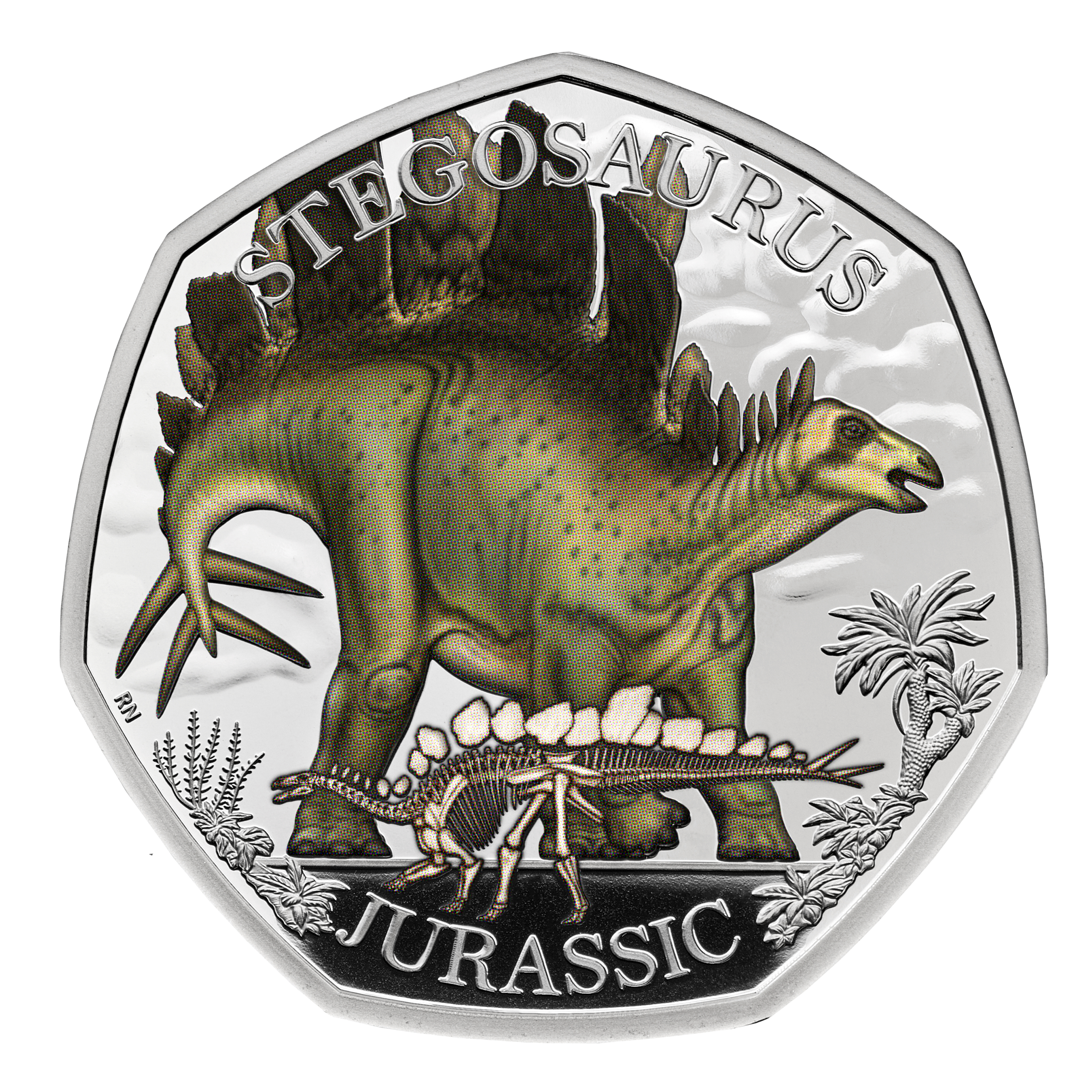Dinosaur-themed collectable coins have been unveiled in collaboration with the Natural History Museum. 