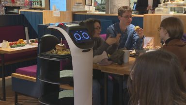 Robot waiters hit the floor at Edinburgh University café