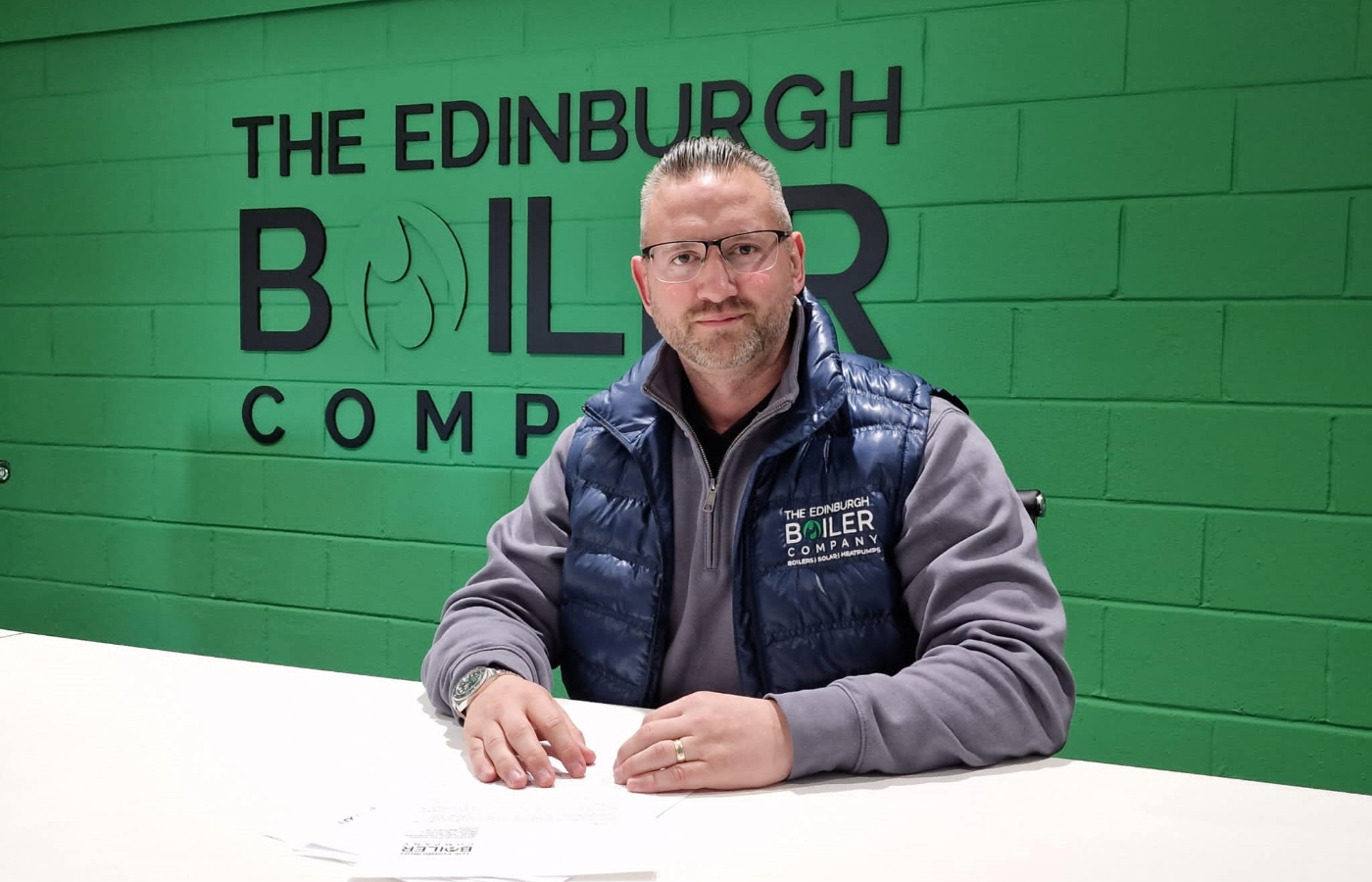 Dougie Bell, operations manager at the Edinburgh Boiler Company, is offering free checks to residents. 