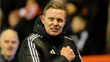 Barry Robson a happy man as Aberdeen see off Hearts with late winner