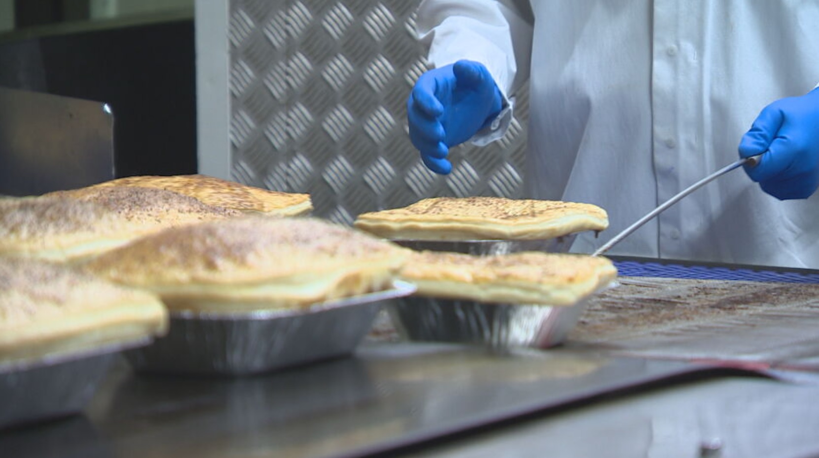 Around 200,000 steak pies are  made by Bell's in December.