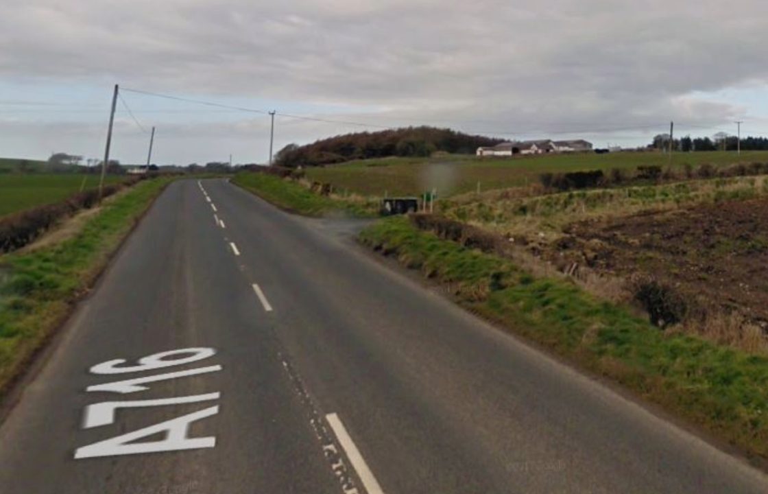 Man flown to hospital among two injured in two-car crash on A716 near Ardwell