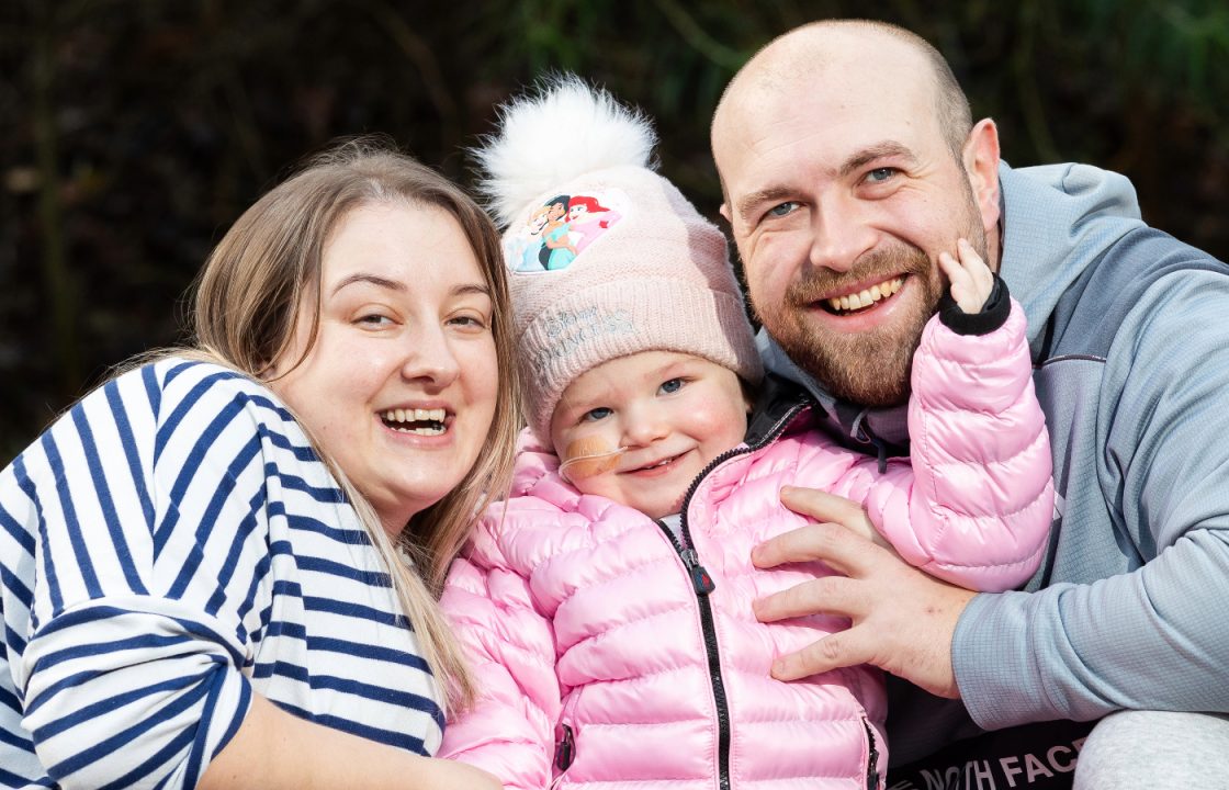 Aberdeen toddler Molly Burnett learns to walk and talk again after leukaemia diagnosis