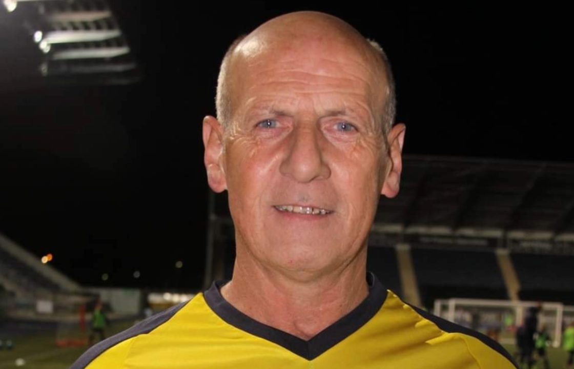 Dad brought back to life after heart attack during charity football match at Falkirk Stadium