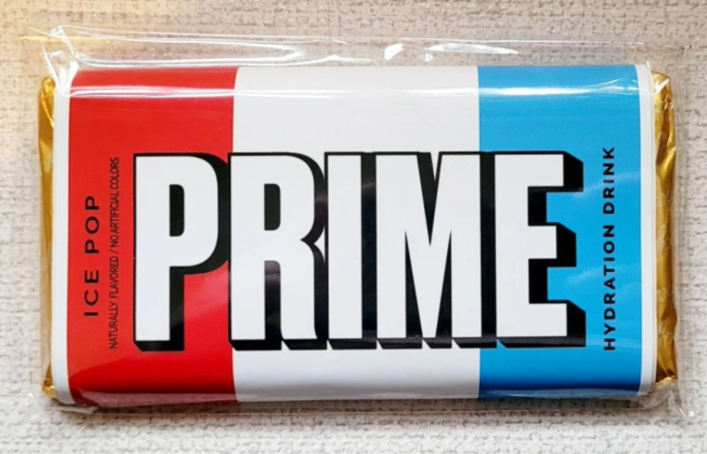Fake prime chocolate bar