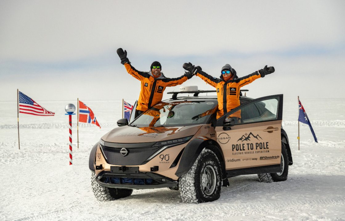 Aberdeen husband and wife complete world’s first pole-to-pole electric car journey