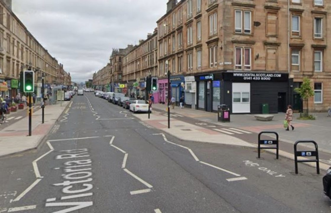 Person taken to hospital after being hit by bus in Glasgow