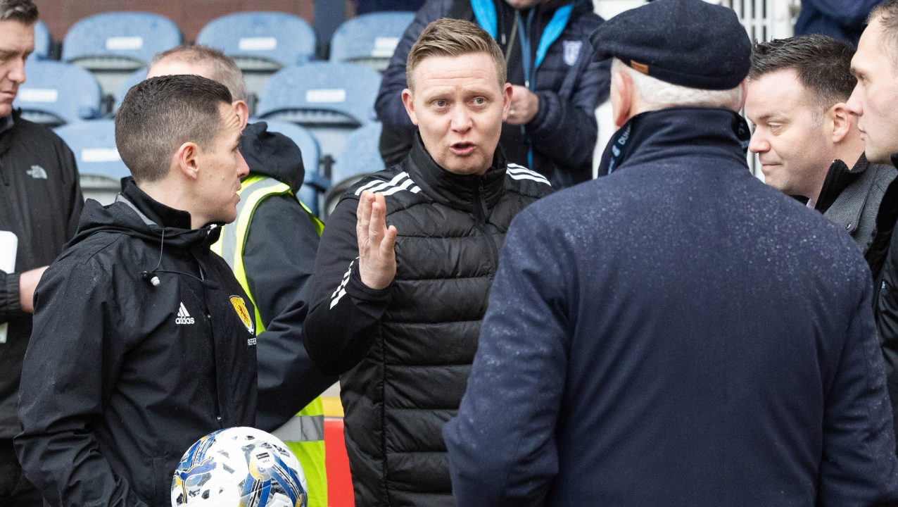 Aberdeen manager Barry Robson can’t hide frustration over Dundee postponement