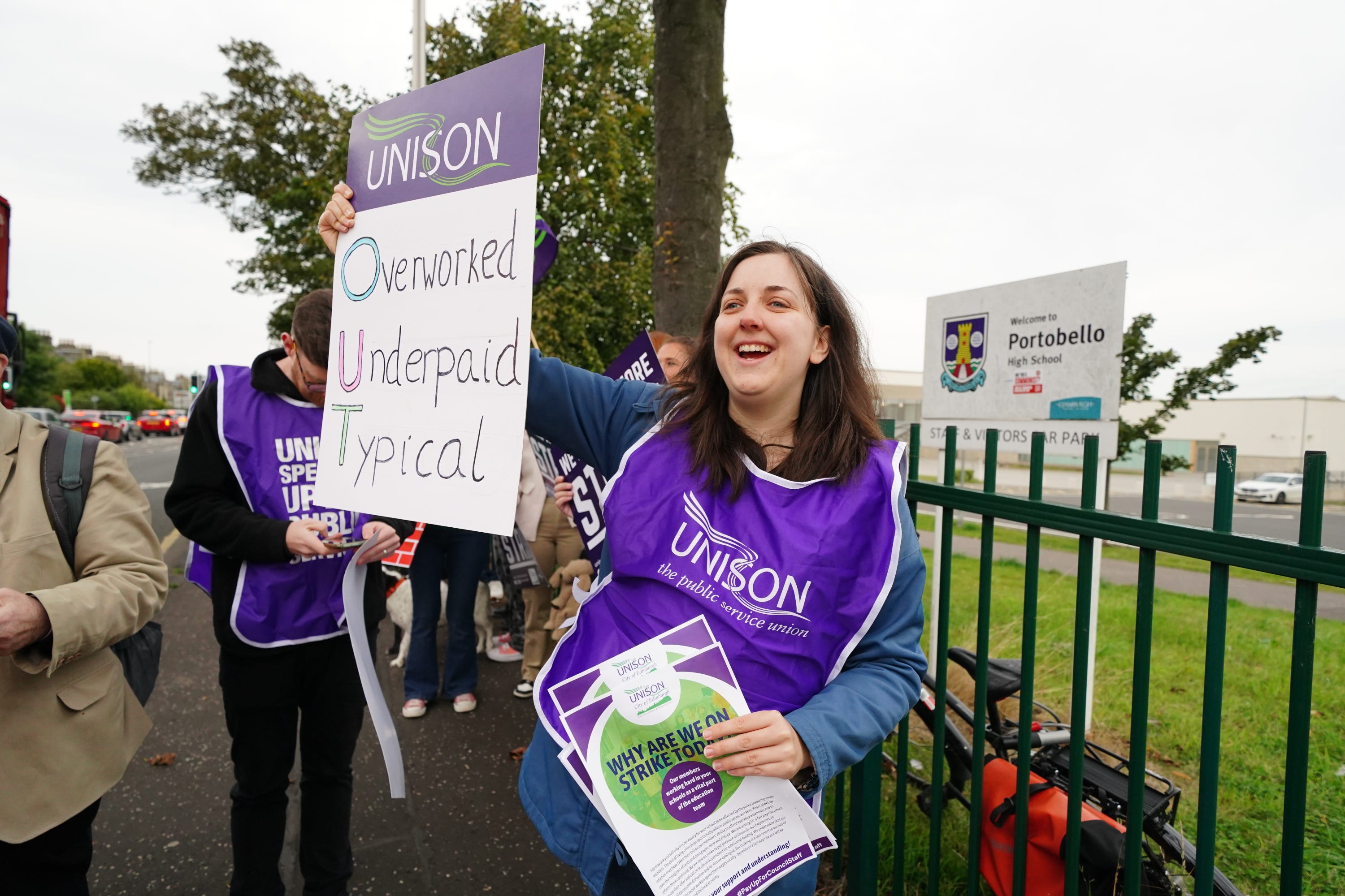 Lilian Macer said Unison wants to see public services grow (PA).