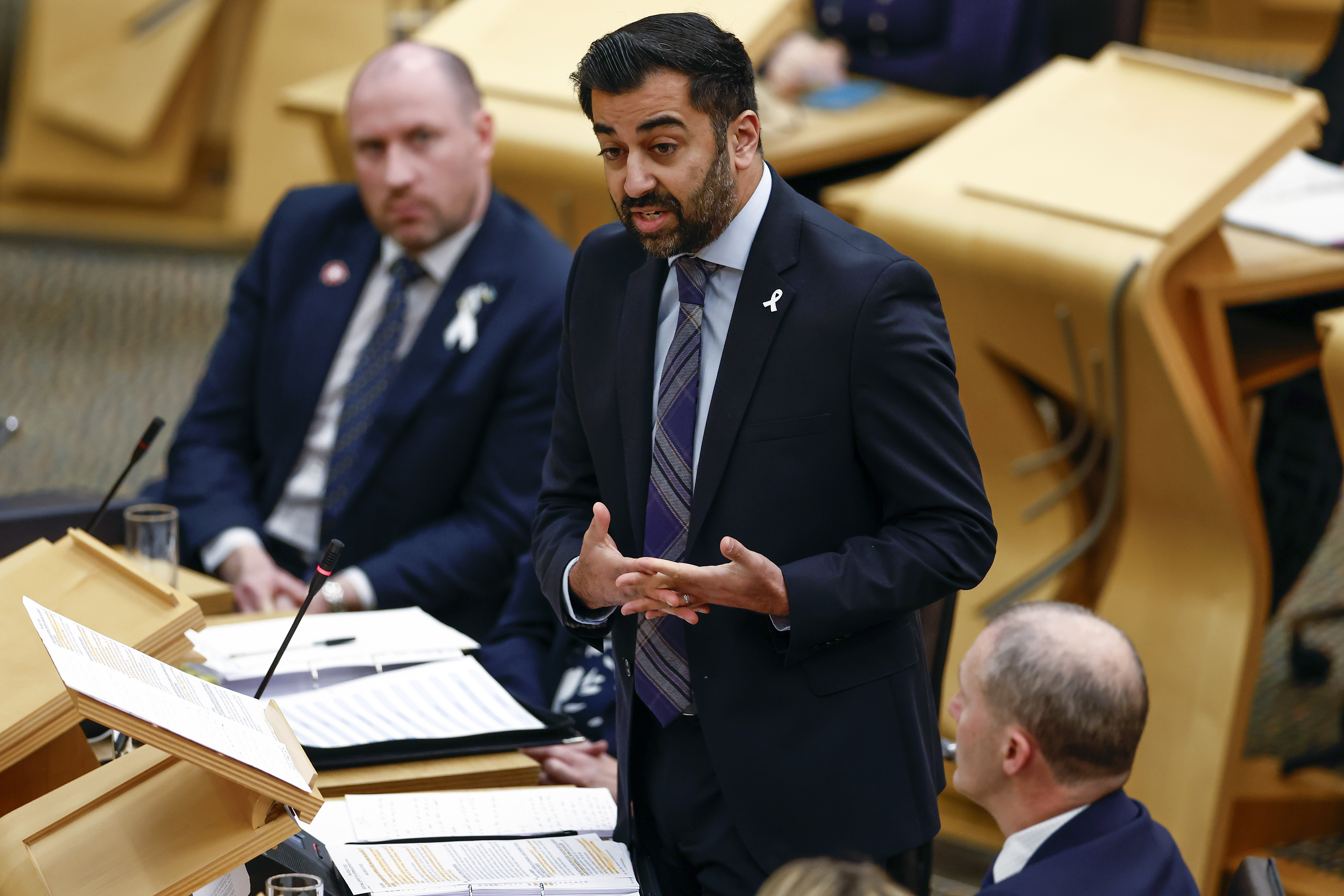 Humza Yousaf has been criticised for not sacking Michael Matheson.