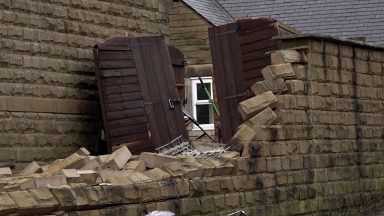 ‘Localised tornado’ damages 100 properties as Storm Gerrit sweeps UK