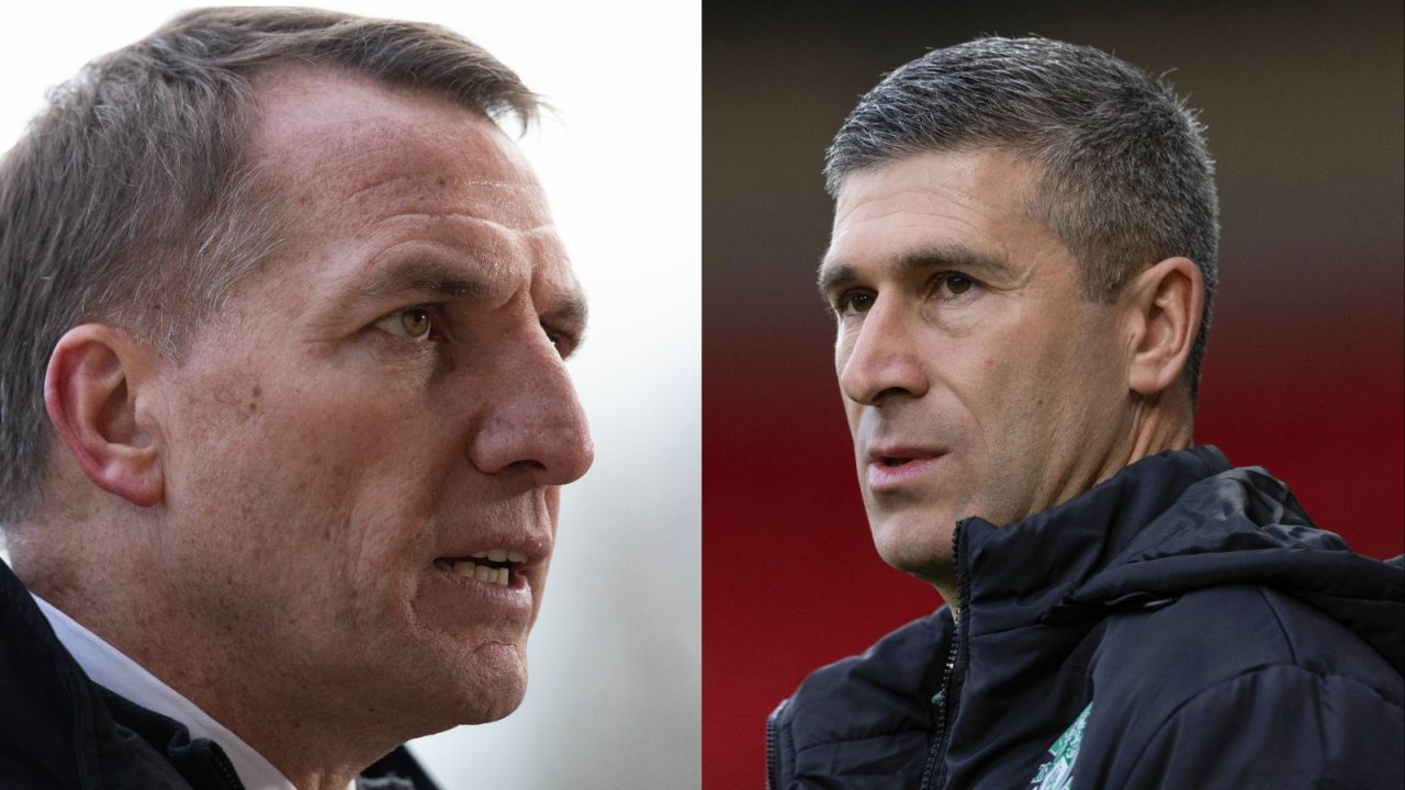 Celtic vs Hibs: Rodgers and Montgomery reveal starting teams for Premiership clash