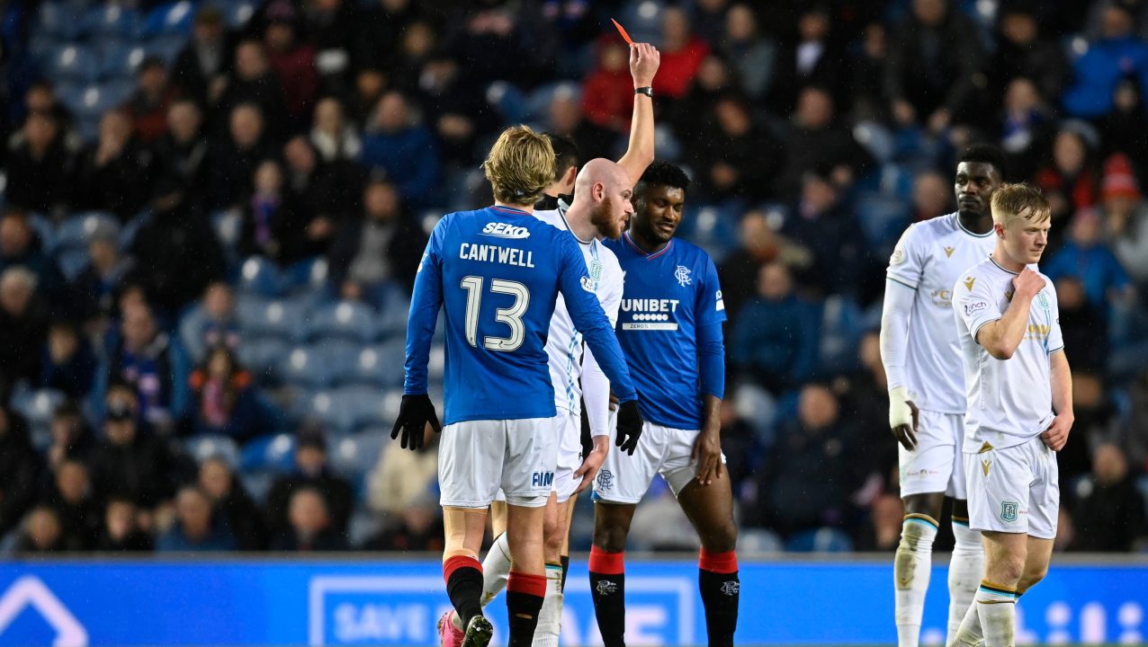 Rangers submit appeal over Jose Cifuentes red card against Dundee