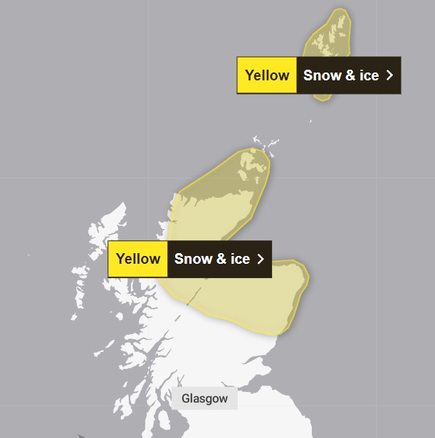 Further warnings for snow and ice.