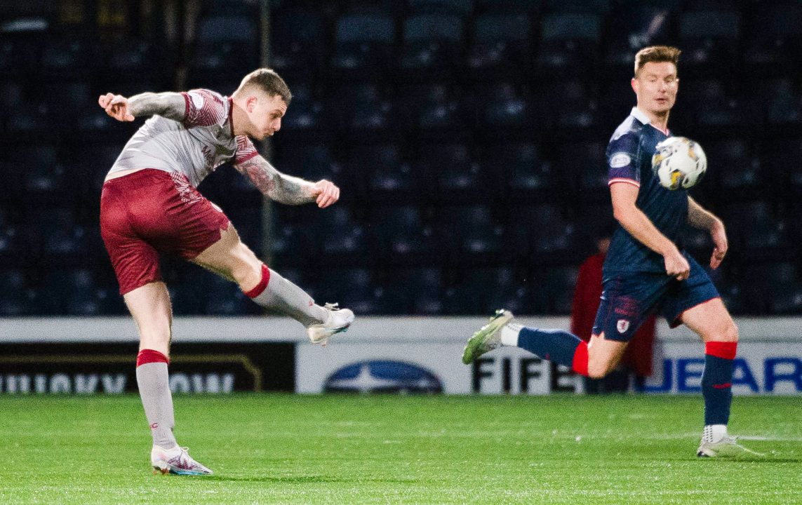 Arbroath goalkeeper Ali Adams scores after being brought off bench as striker against Raith Rovers