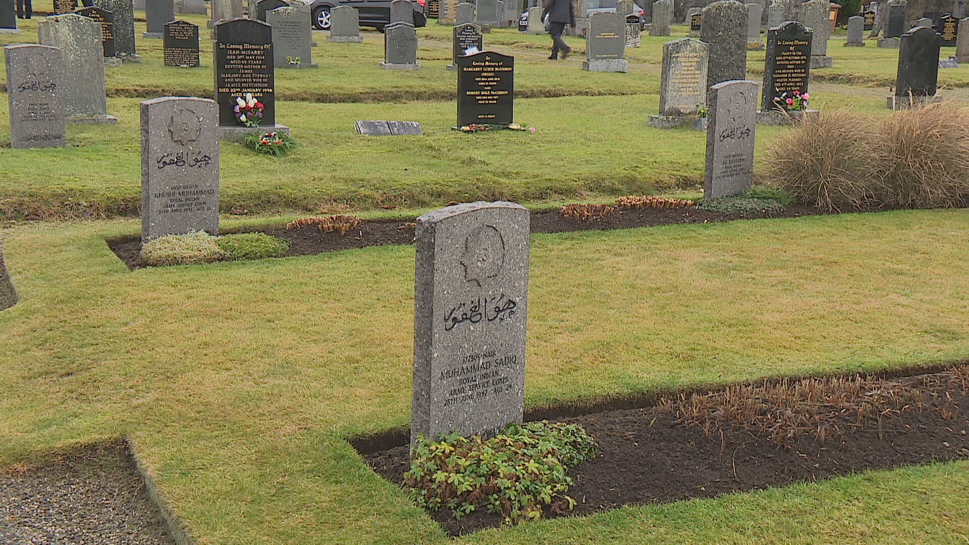 War graves in Kingussie