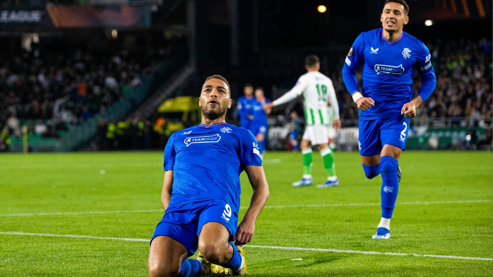 Rangers reach Europa League knockout stage with win over Real Betis in