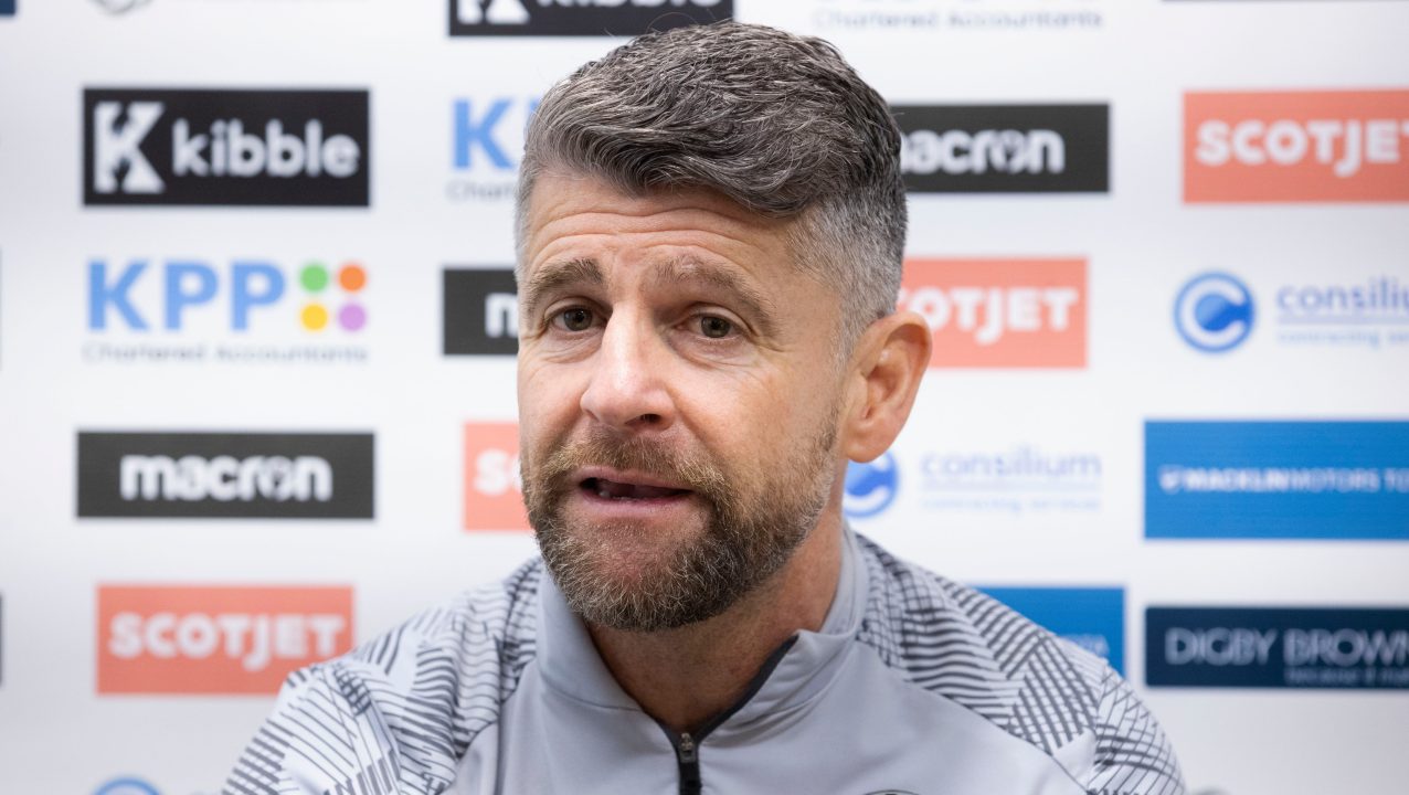 Stephen Robinson: St Mirren players know importance of Dundee clash