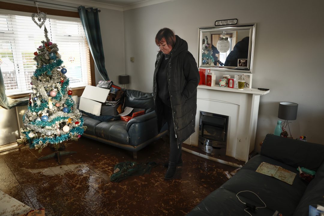 Homes in Fife town flooded by Storm Gerrit just days after Christmas