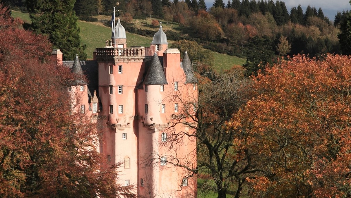 Iconic Scottish castle that inspired Walt Disney restored to pink exterior after project