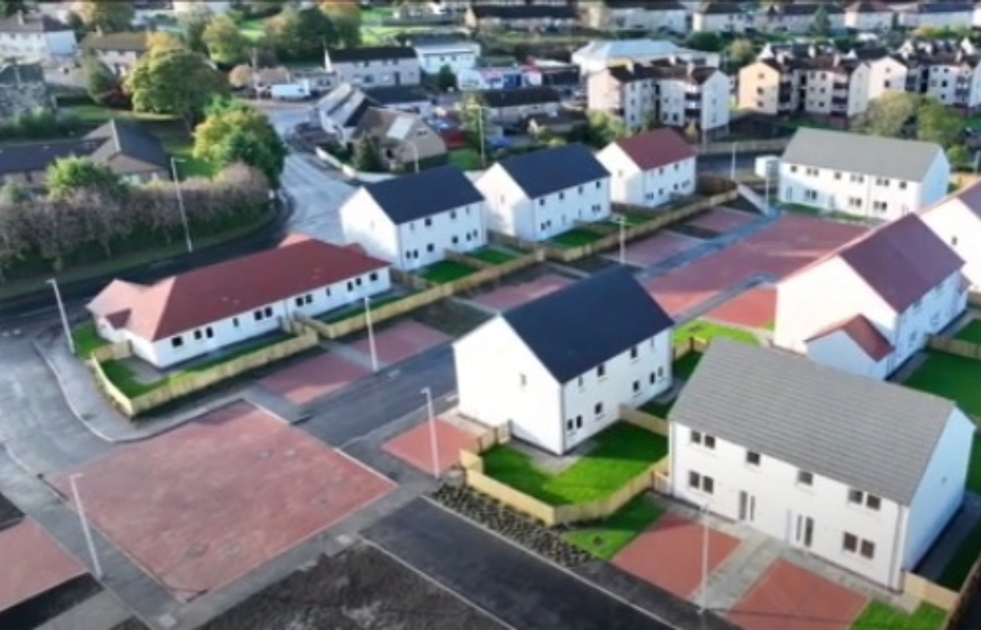 Council housing (Image from Leader's Update video on YouTube).