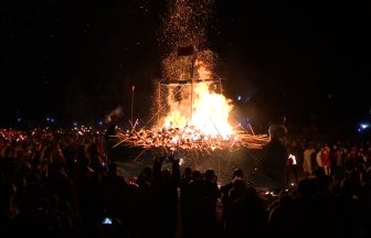 Annual fire festival Up Helly Aa returns to Lerwick to mark end of Yule season