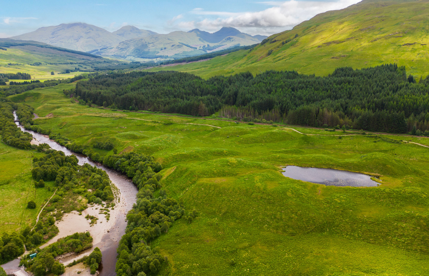 Auchreoch, Tyndrum, Crianlarich is for sale through Galbraith at offers over £2m as a whole or in two lots.