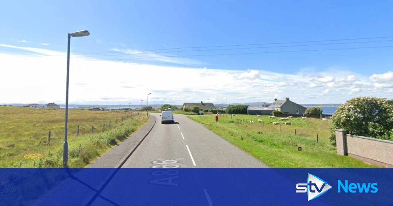 A866 in Stornoway closed due to 'weather conditions' amid yellow