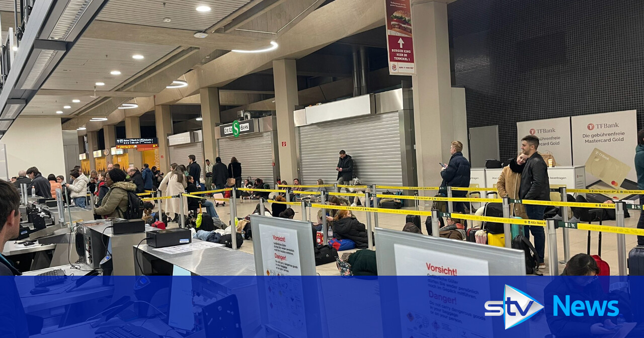Scots face 'terrifying' flights and travel chaos amid Storm Isha ...