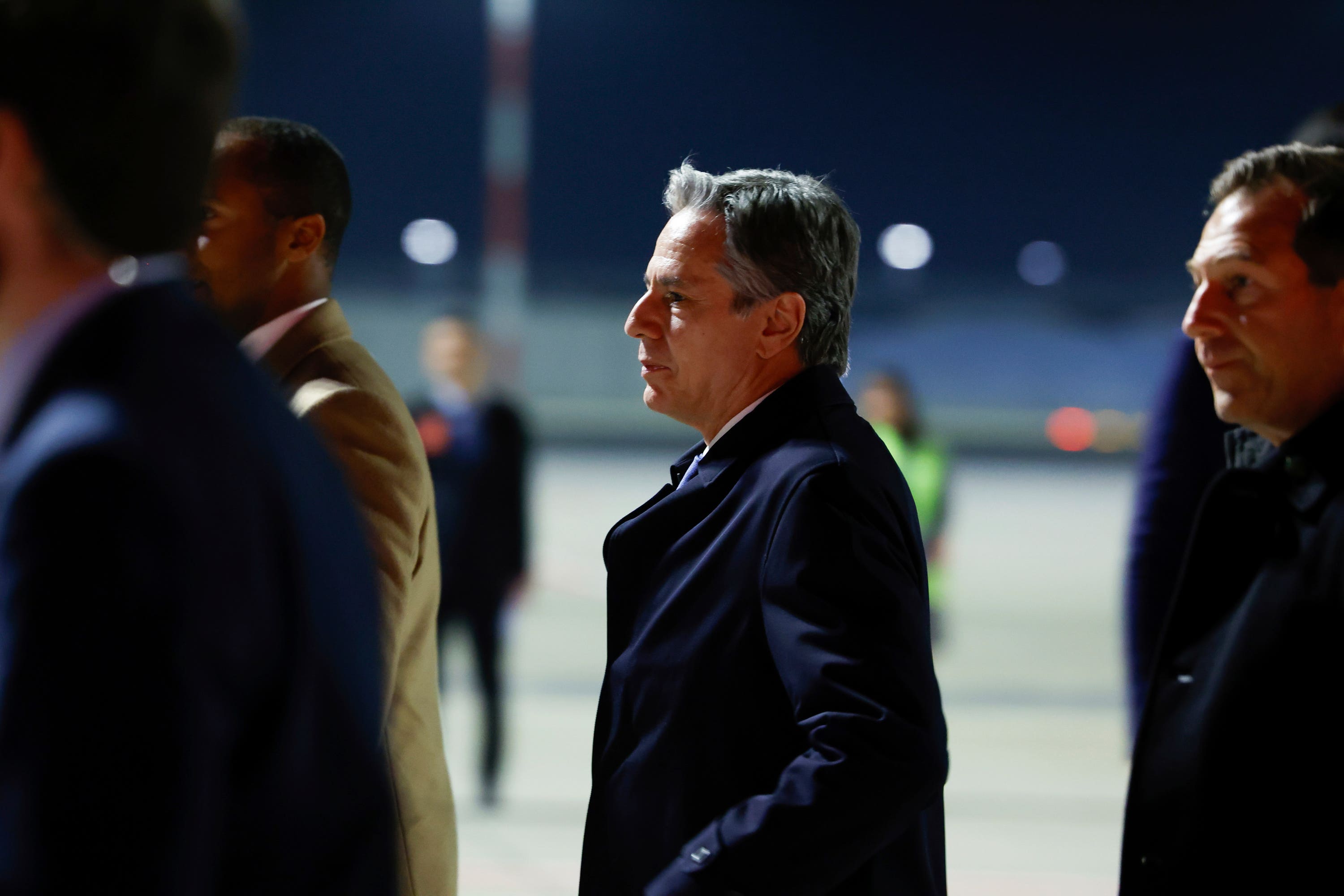 Antony Blinken arrives in Istanbul.