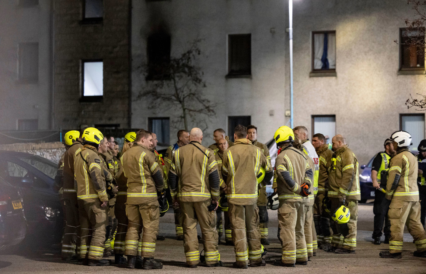 Officers were called to a report of a blaze on Back Hilton Road in Aberdeen.