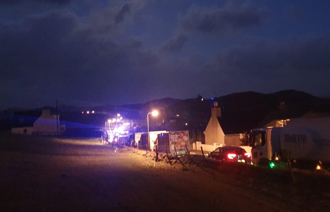 Road closed for ‘several hours’ as emergency services respond to Isle of Lewis crash on A859