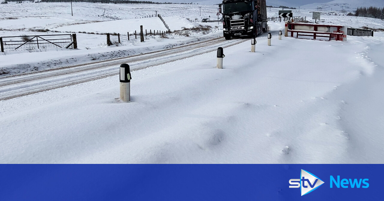 ‘Do not travel’: Warning issued as Storm Bert hits Scotland with snow and rain