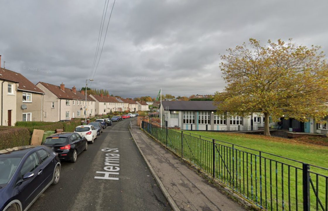 Teenager rushed to hospital after serious assault near primary school by two men in Glasgow