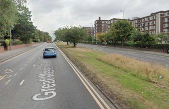 Great Western Road closed in Glasgow after pedestrian struck by bus