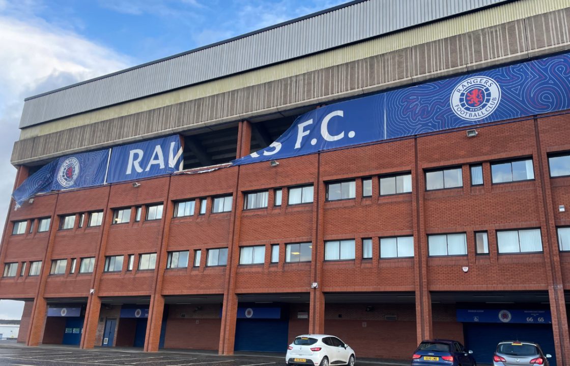 Glasgow Rangers Ibrox Stadium Metal Street Sign – Official Club Memorabilia