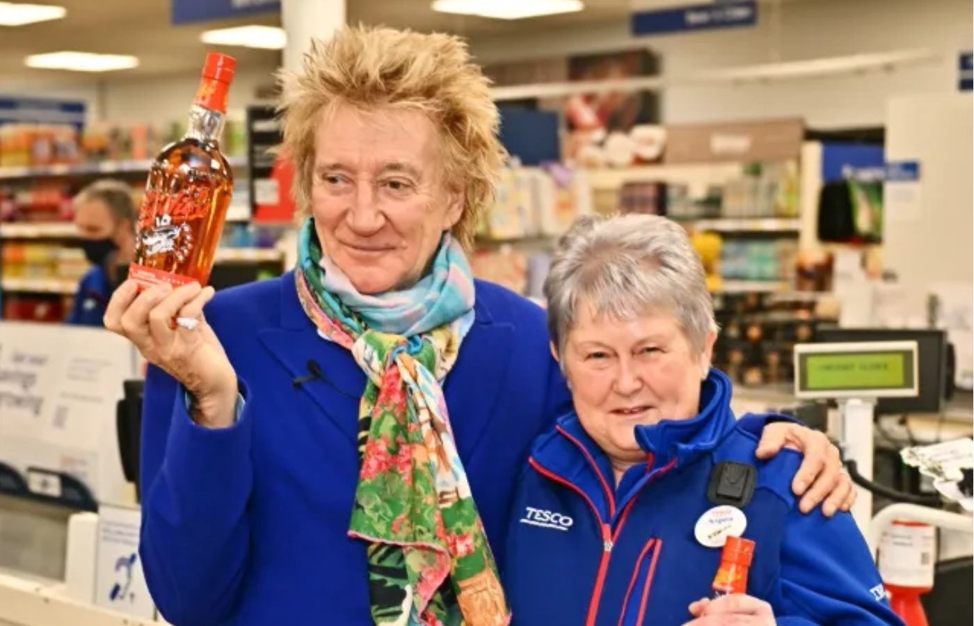 The Scottish rocker shocked staff at a Tesco store in Bishop's Stortford. Photo: Getty Images.
