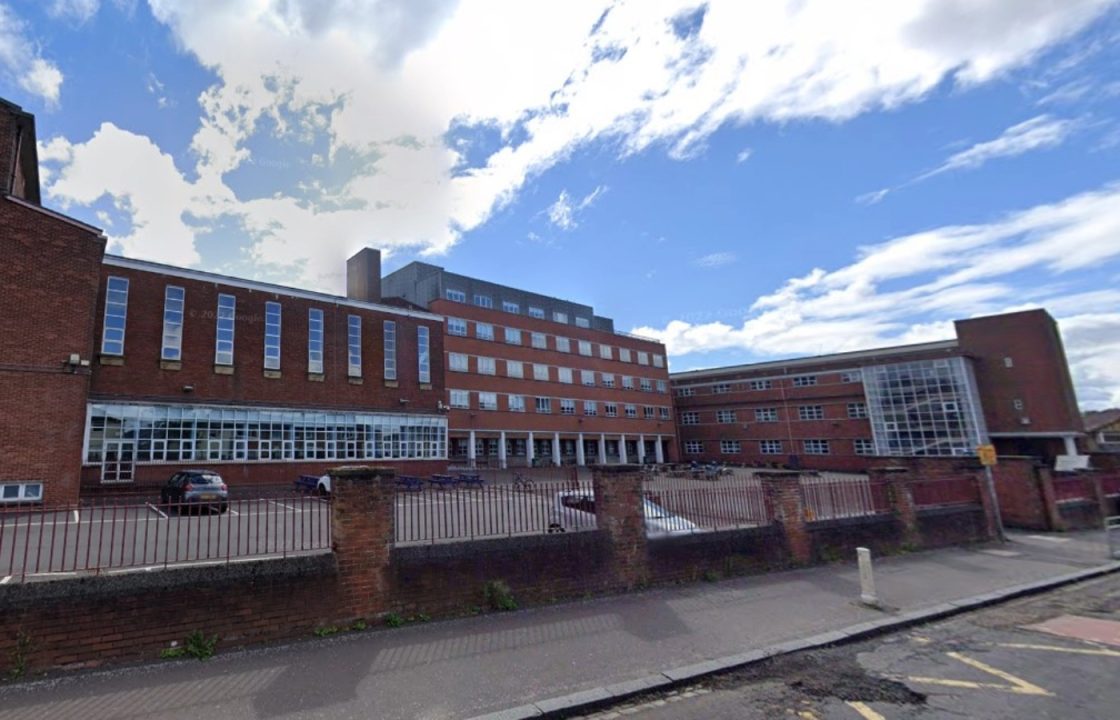 Teenage boy taken to hospital following assault near Glasgow high school as area locked down by police