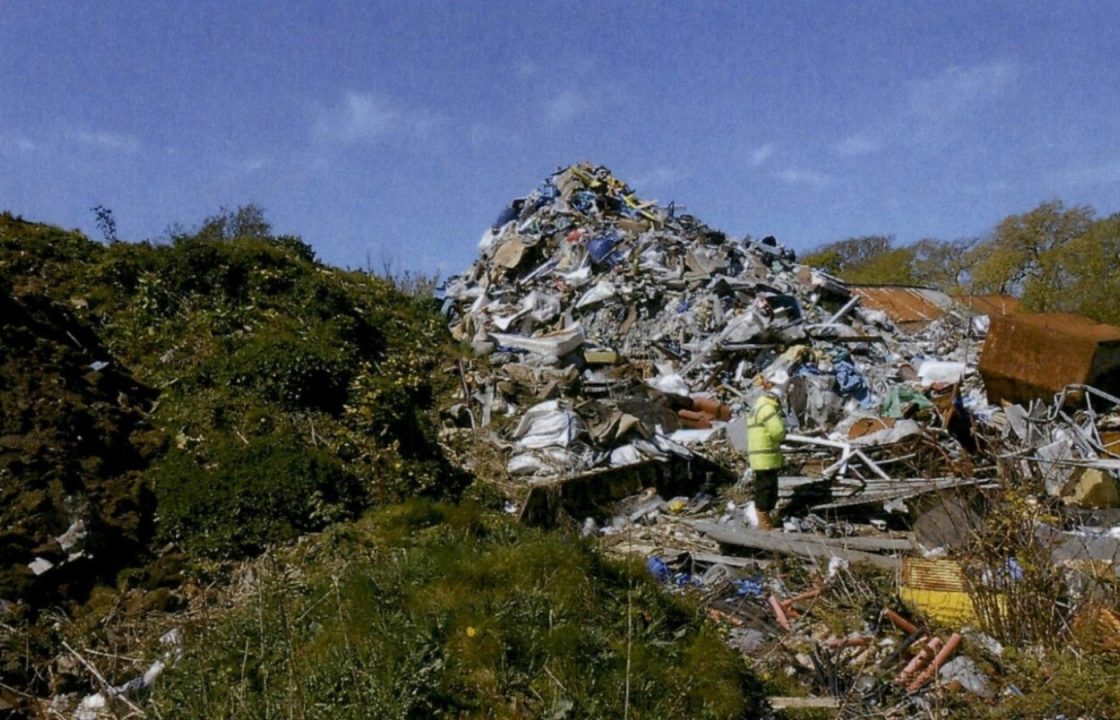 Skip hire man fined £215,000 for thousand tonne mound of waste in Ayrshire